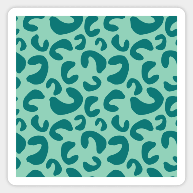 horseshoe print Sticker by beleafcreativ